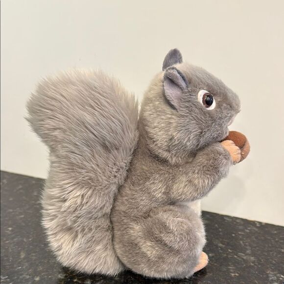 Aurora Miyoni real life squirrel plush gray squirrel doll gift about Size 9” - Picture 6 of 10